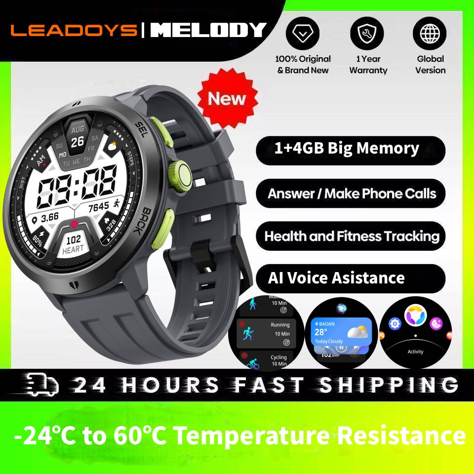 Smartwatch Running Watches For Men - Reloj inteligente LEADOYS C33 con memoria