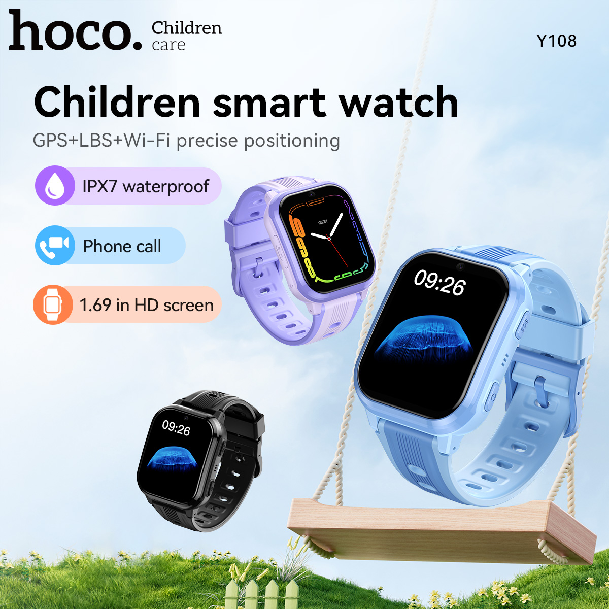 Watch Display Pillow - Reloj inteligente HOCO Y108 con pantalla