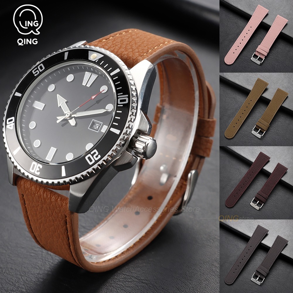 Omega Watches Smartwatch - Correa de reloj Universal de cuero