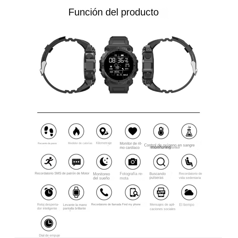 Y56 nuevo reloj inteligente ho - Watch Display Pillow reseña y precio
