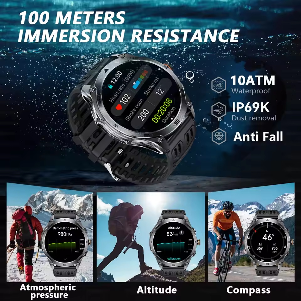 Reloj inteligente deportivo de - Smartwatch Running Watches For Men reseña y precio