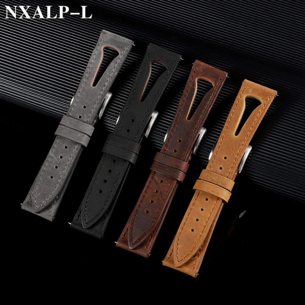Correa de reloj de piel de vac - Omega Watches Smartwatch reseña y precio