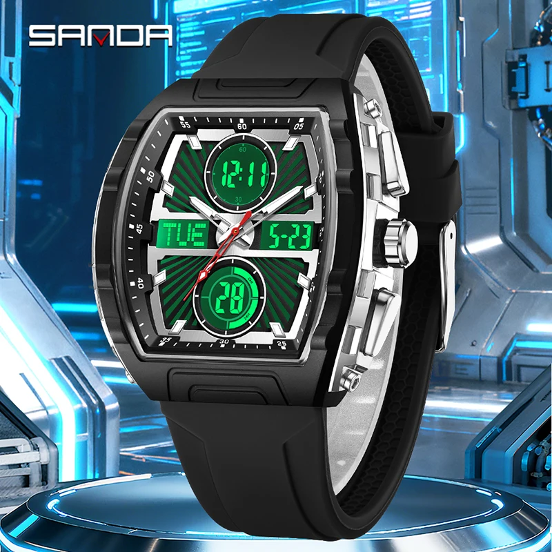 Reloj SANDA de moda para hombr - Smartwatch Trending Watches For Men reseña y precio