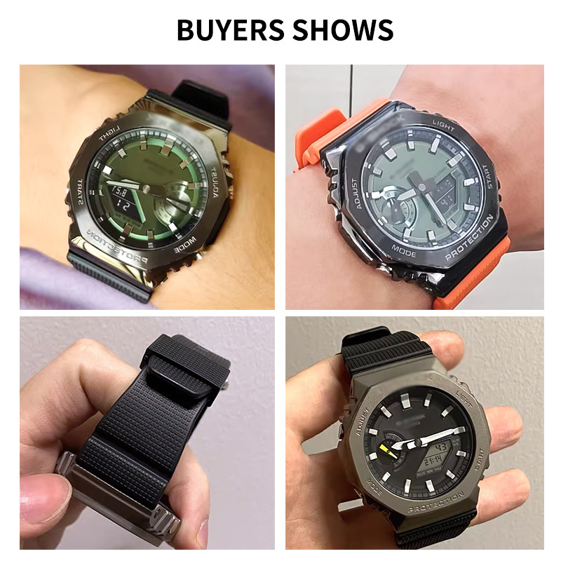 Correa de caucho de roble para - Casio Watch G-Shock Ga-2100 reseña y precio