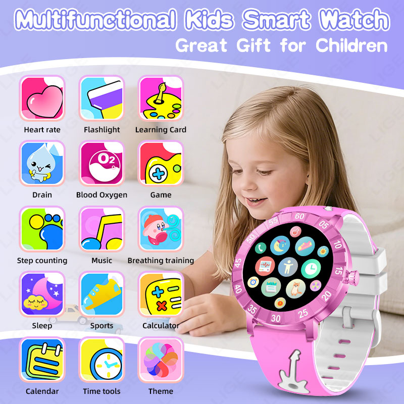 Reloj Inteligente LIGE para Ni - Smartwatch Watches Useful Gift For Boys reseña y precio