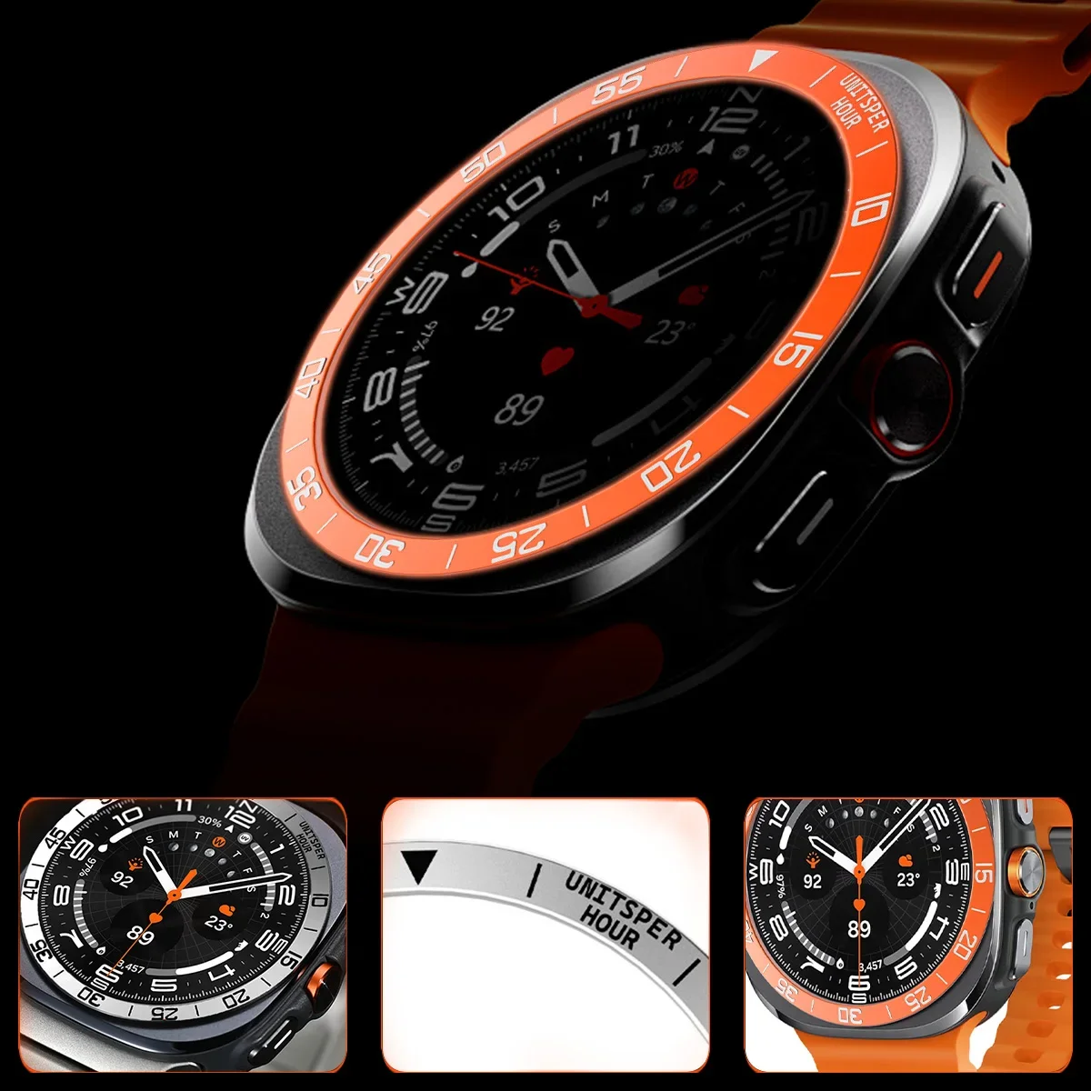 Funda de anillo de bisel de cu - Watch Smartwatch Android reseña y precio