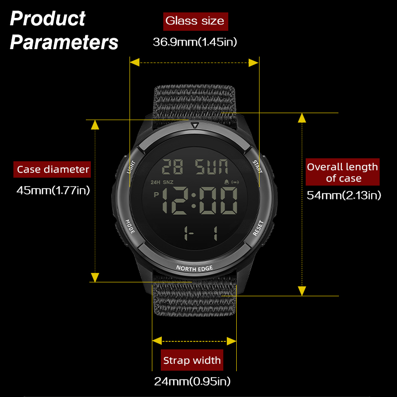 NORTH EDGE 2025 TERRAX reloj D - Watch Display Pillow reseña y precio