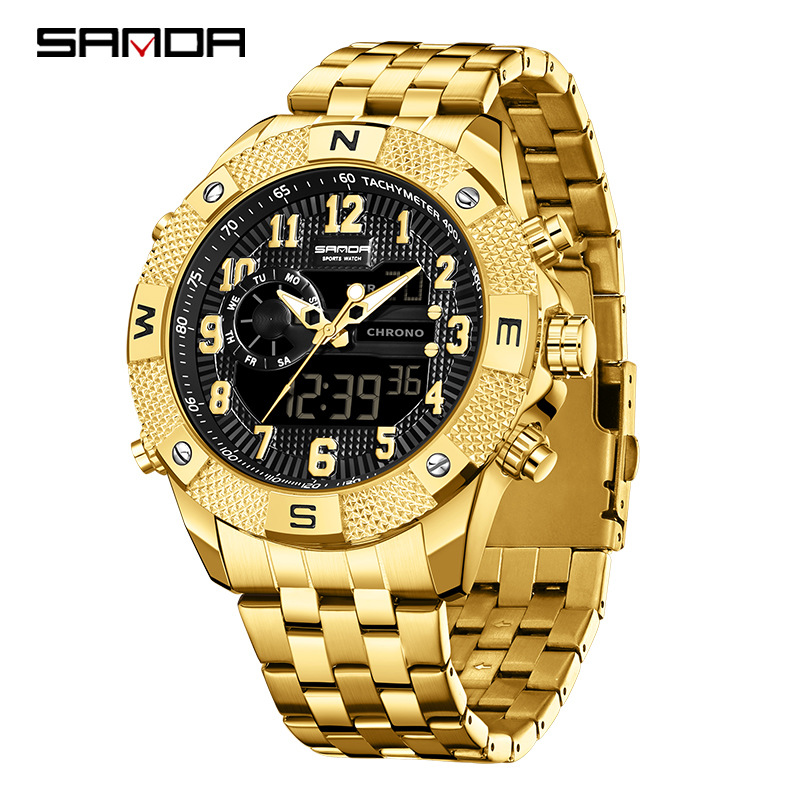 Reloj electrónico SANDA para j - Smartwatch Trending Watches For Men reseña y precio